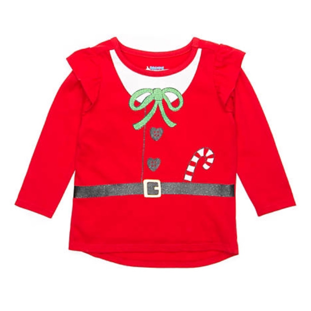 NWT! Lightning Bug Baby Girls Flutter Sleeve Tunic